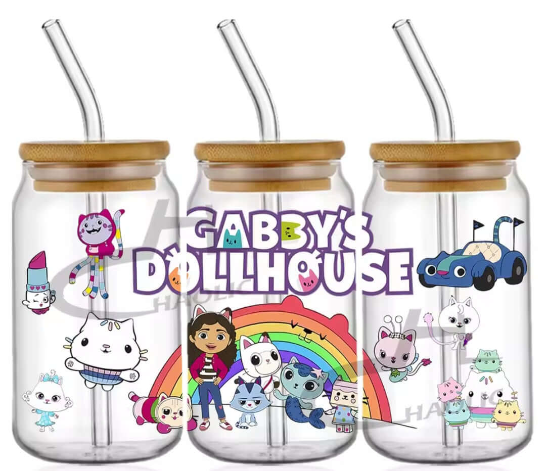 Verre avec paille Gabby et la maison magique - Gabby's Dollhouse