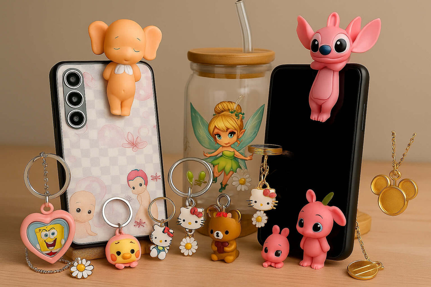 Hippers - Figurines à clipser pour téléphones
