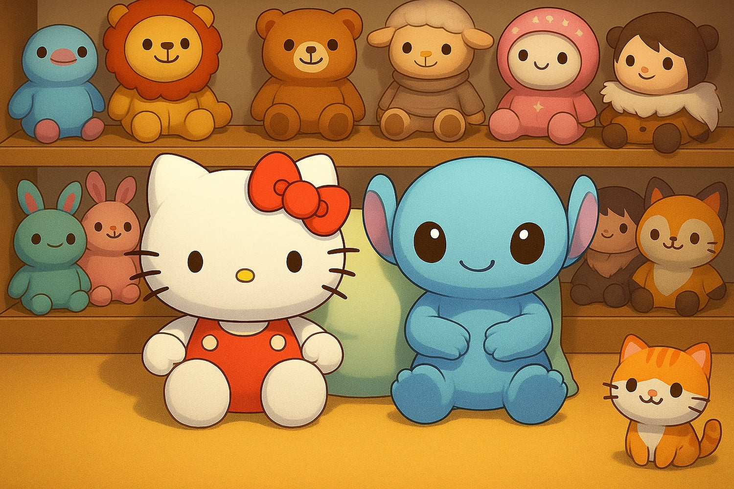 Peluches - Tendre compagnons
