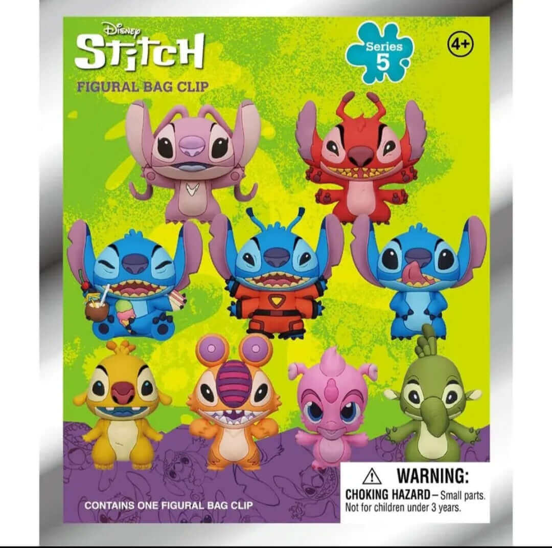 Sachet Mystère Figurine Stitch Figural Bag Clip - porte-clés