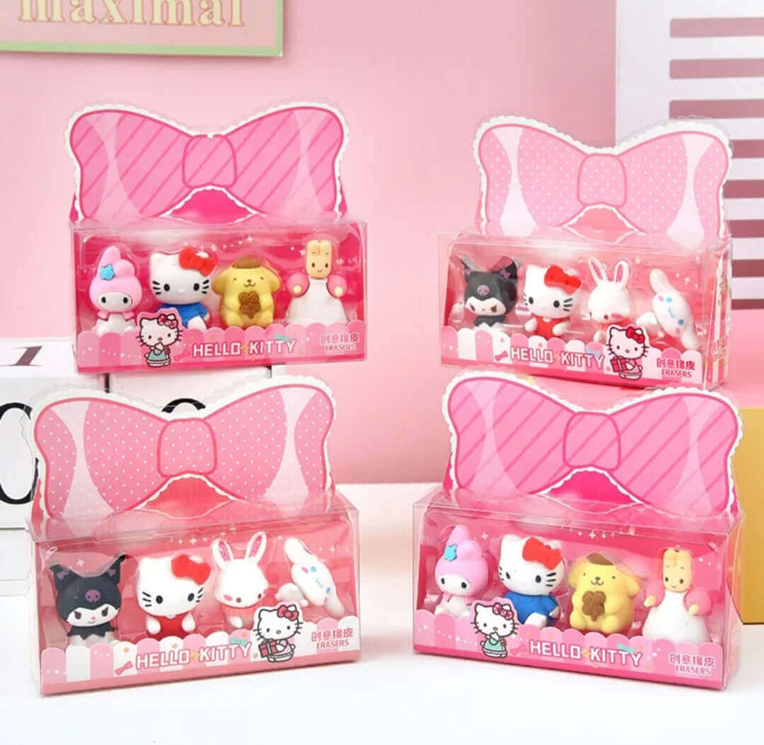 Coffret Hello Kitty 4 Figurines